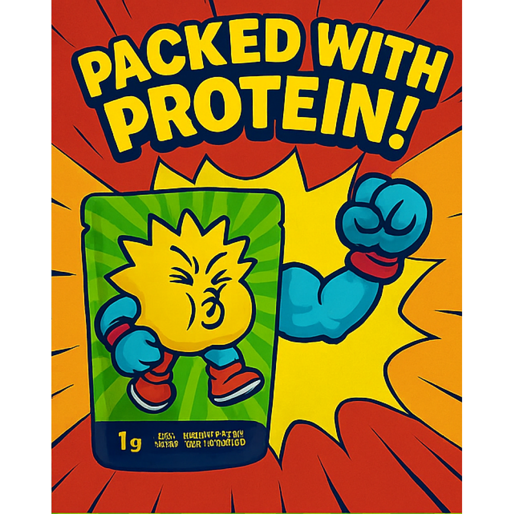 Pucker Punch - Warheadz Protein Popz Freeze Dried Candies1